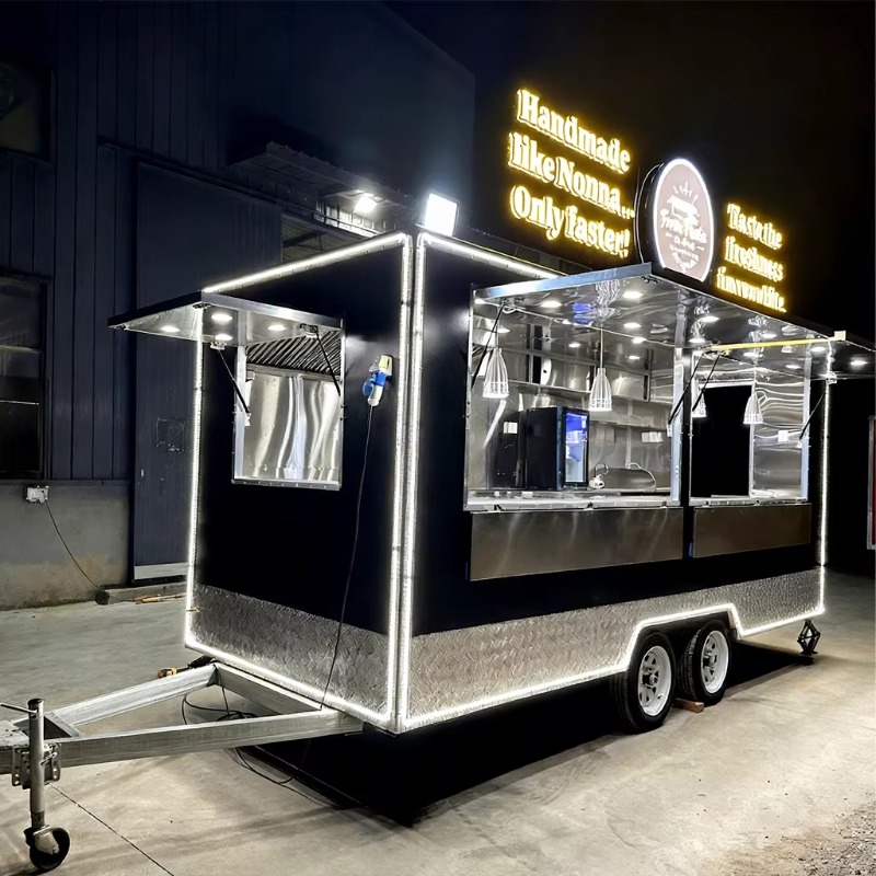 Food Snacks Catering - Remorque de restauration mobile, chariot alimentaire