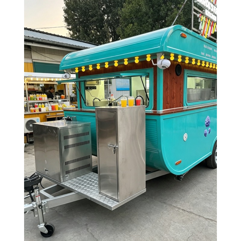 Food Snacks Catering - Chariot de Restauration Mobile Multifonctionnel pour