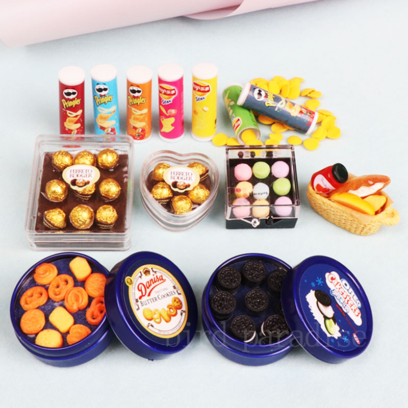 Food Sweet Snacks - 1/6 Miniatrue poupées nourriture Mini chocolat