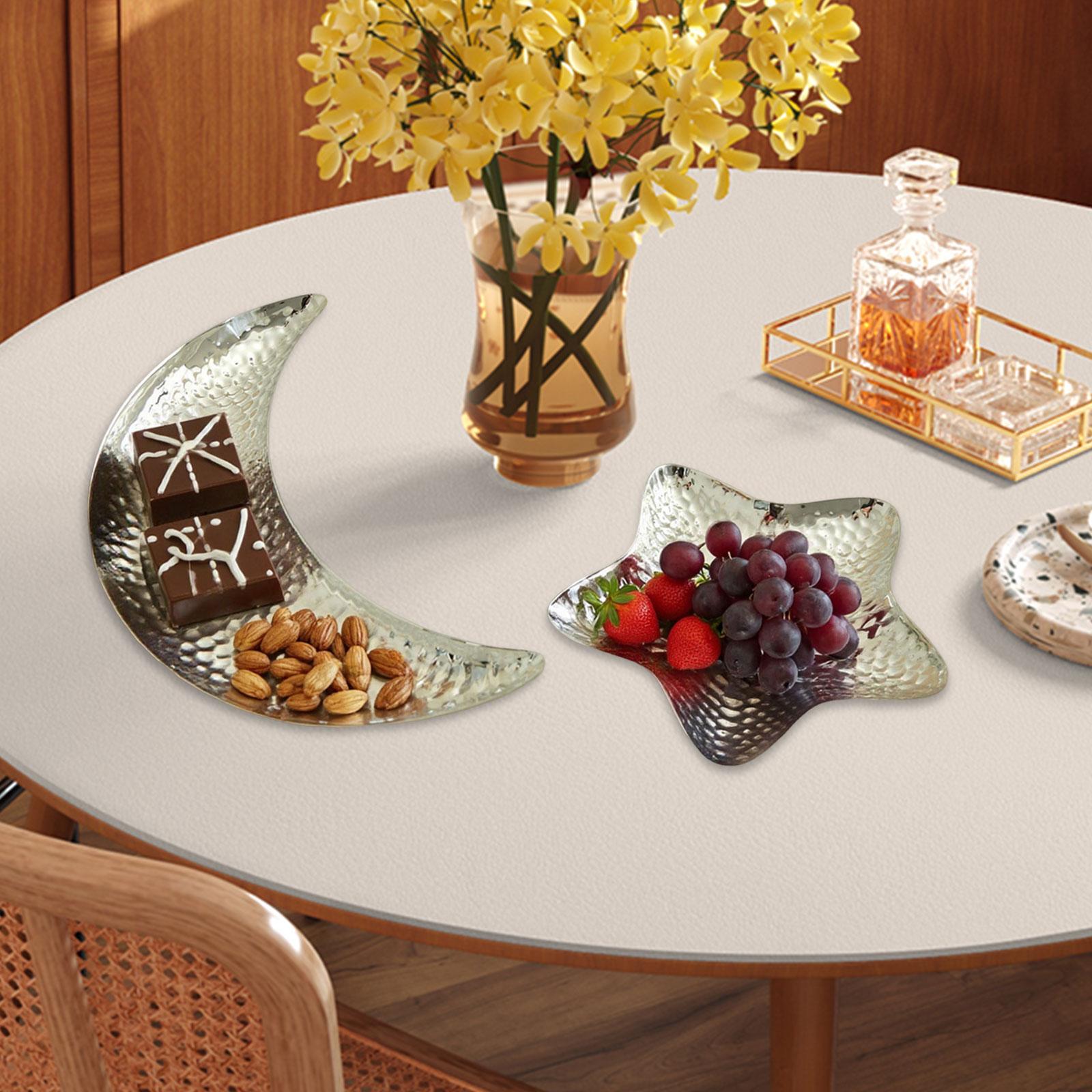 Food Sweet Snacks - Ensemble de plateaux en fer élégant