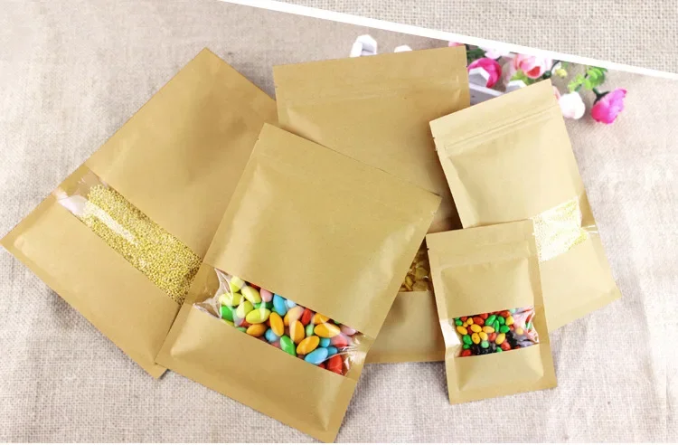 Sachets refermables en papier  - Food Snacks Logos avis et prix