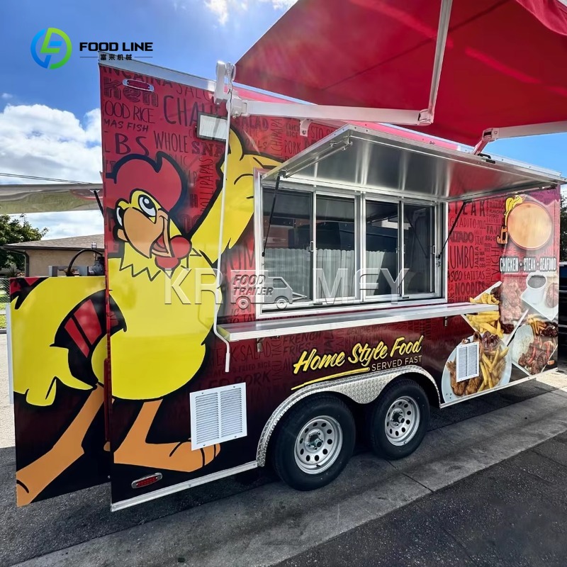 Chine chariot de remorque de n - Food Snacks Catering avis et prix