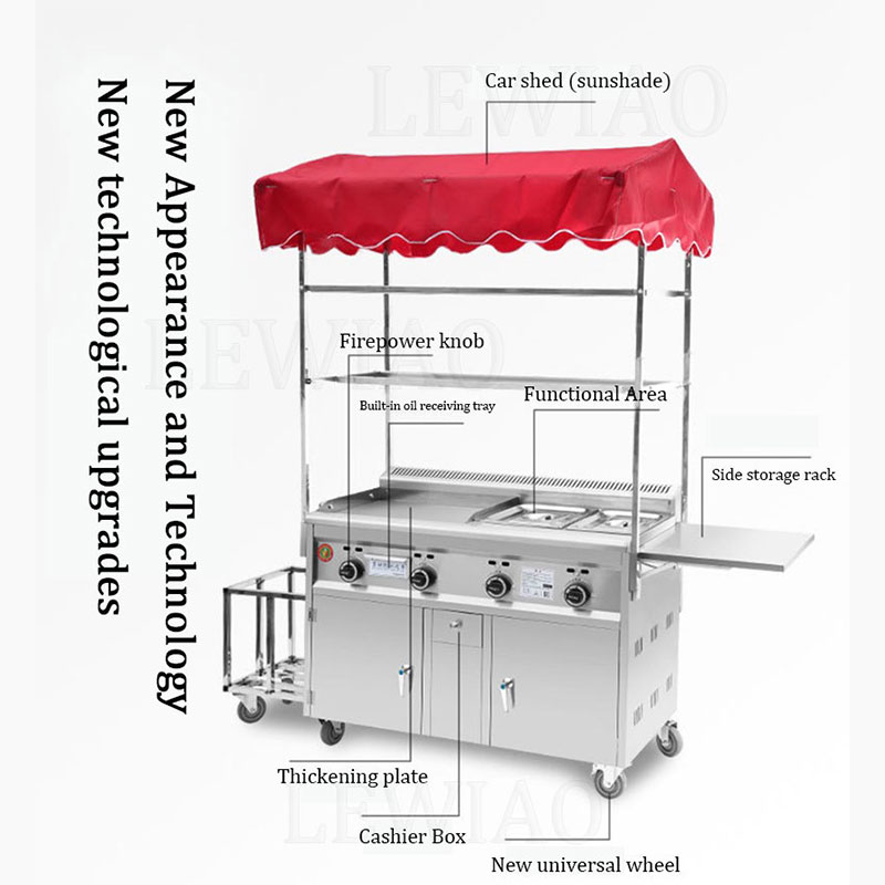 Remorque de chariot de nourrit - Food Snacks Catering avis et prix