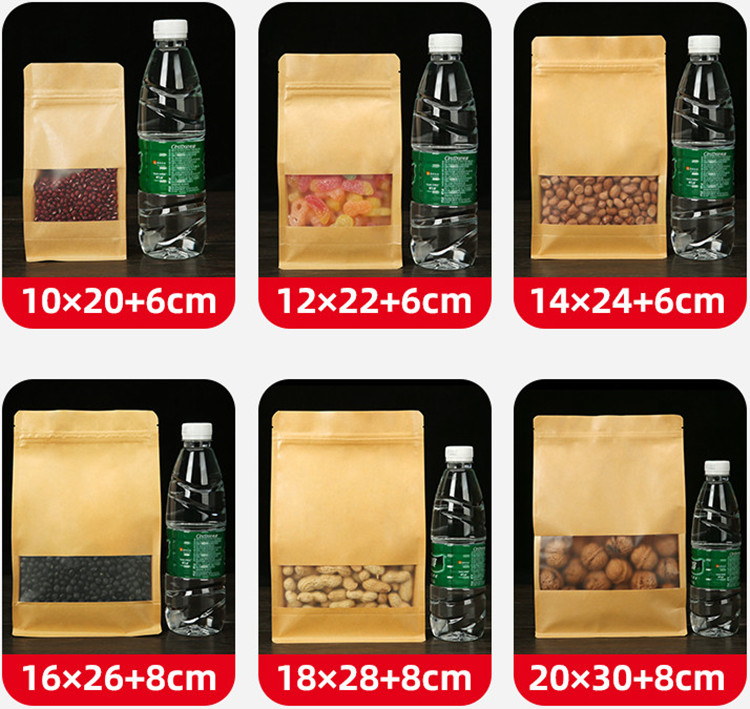 50 Sachets Doypack 3D en Papie - Food Snacks Logos avis et prix
