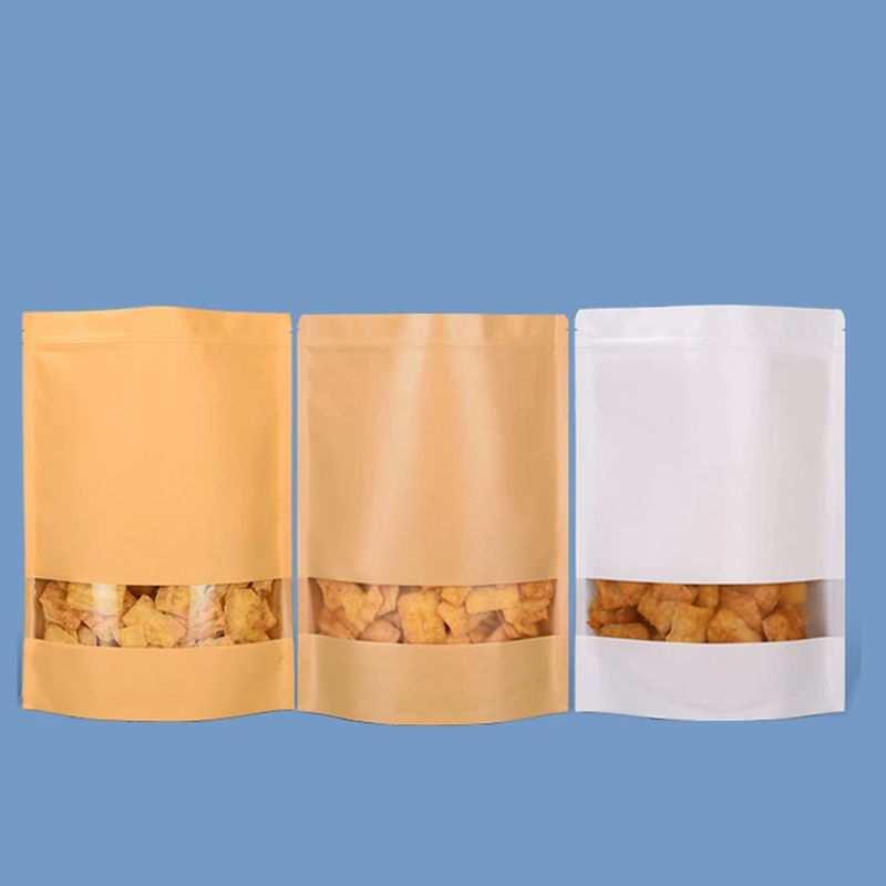 50 sacs en papier kraft, sacs  - Food Snacks Logos avis et prix