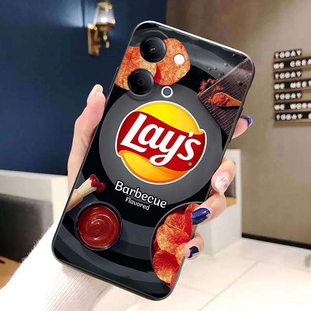 Coque de téléphone pour VIVO Y - Food Snacks Logos avis et prix